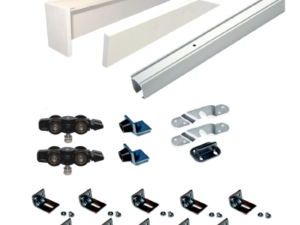 Skydedørsbeslagsæt 2,33m Dækkappe til 112,5cm Dør