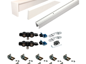Skydedørsbeslagsæt 2,53m Dækkappe til 122,5cm Dør