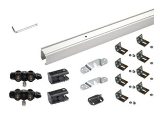Roll-Lock Skydedørsbeslagsæt 2m 63-120 m/vinkler 110kg