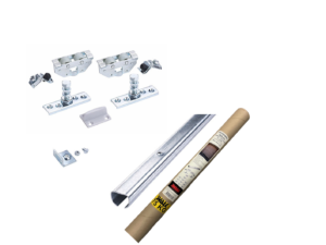 KG 75 skydedørsbeslagsæt, 3m (63-180cm)