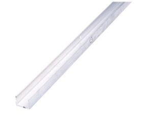 Bundskinne alu med hul, 20x20x2