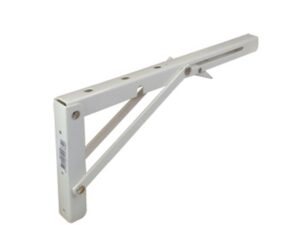 Hyldeknægt klap, hvidlakeret stål, 300mm