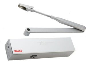 Dørlukker Gr. 300 3-6 st. Hvid med arm