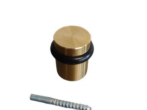 DØRSTOP MESSING POLERET TIL GULV