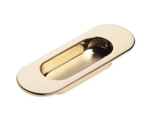 SKYDEDØRSSKÅL FORGYLDT LILLE 110x36MM