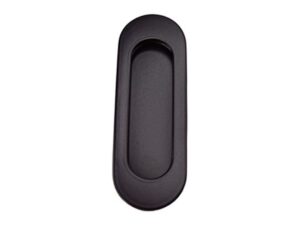 SKYDEDØRSSKÅL OVAL SORT 148/51 MM