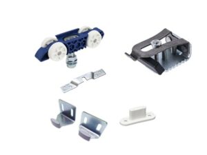 Skydedørsglasbeslagsæt STANLUX 100KG