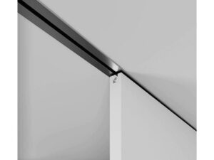 STAR Skydedørsskinne, vinger, elox 3m