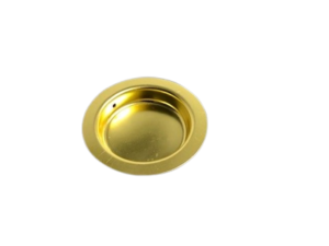 Skydedørsskål messing, Ø50/37