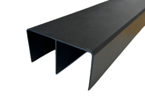 KG 50 TOPSKINNE MED 2 SPOR, SORT