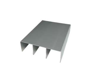 KG 50 TOPSKINNE MED 3 SPOR, ALU/SØLV