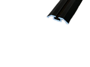 KG 50 BUNDSKINNE MED 1 SPOR, SORT